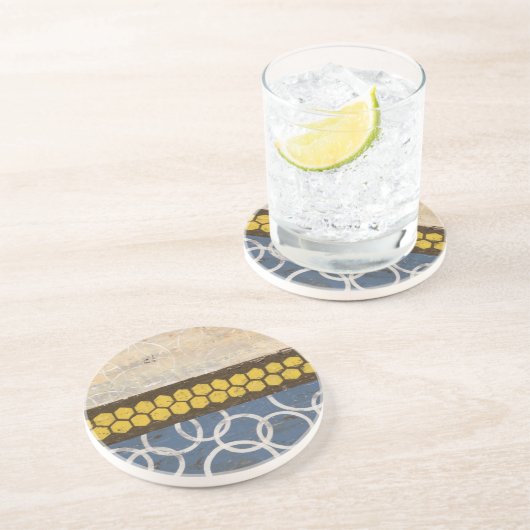 Honey Comb Abstrakt I Getränkeuntersetzer (Seite)