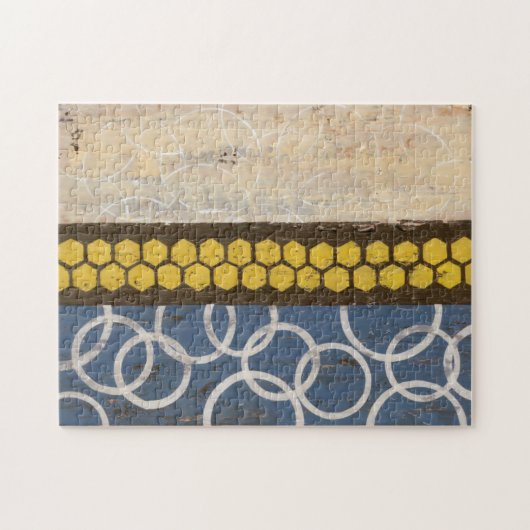 Honey Comb Abstrakt I Puzzle (Horizontal)