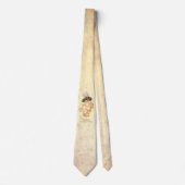 Honey Comb Bumble Bee Neck Tie Krawatte (Vorderseite)