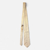Honey Comb Bumble Bee Neck Tie Krawatte (Rückseite)