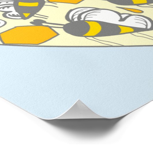 Honey Comb Poster (Ecke)