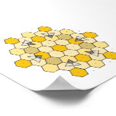 Honey Comb Rangoli Poster (Ecke)
