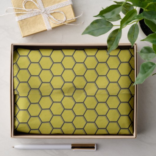 Honey Comb Seidenpapier (Geschenk)