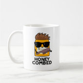 Honey Combed Funny Honey Pun Kaffeetasse (Links)