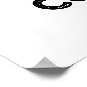 Honey Combed Funny Honey Pun Poster (Ecke)