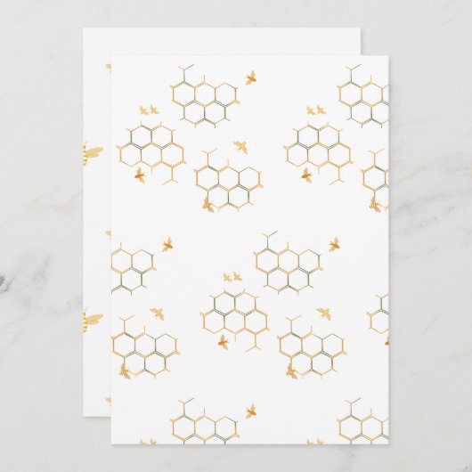 Honey Combs & Bee Paper (Vorne/Hinten)