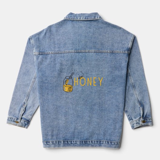 Honey Denimjacke Jeansjacke (Rückseite)