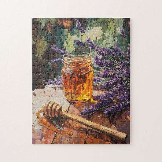 Honey Dipper und Lavender Landschaftlich Puzzle (Vertikal)
