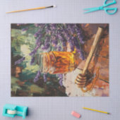 Honey Dipper und Lavender Landschaftliche Decoupag Seidenpapier (Basteln)