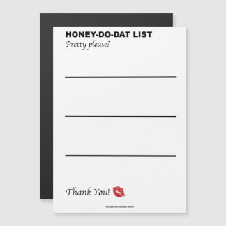 Honey Do Dat List Magneteinladung