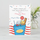 Honey Do Dusche Einladung (Stehend Vorderseite)