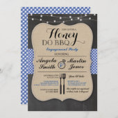 Honey Do GRILLEN Engagement Party Einladung (Vorne/Hinten)