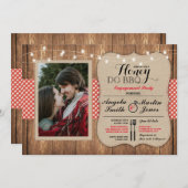 Honey Do GRILLEN Engagement Party I DO Foto einlad Einladung (Vorne/Hinten)