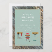 Honey Do GRILLEN Sage Couples Polterabend Einladung (Vorderseite)