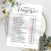 Honey Do List Brautparty Game Einladung