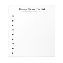 Honey Do List - Checkliste - Notepad - Funny Gift