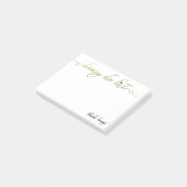 Honey Do List Notepad, Imitats Gold Paint, Herz Post-it Klebezettel (angewinkelt)