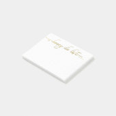 Honey Do List Notepad, Imitats Gold Paint, Punkte Post-it Klebezettel (angewinkelt)