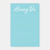 Honey Do List Notepad Post-it Klebezettel (Vorderseite)