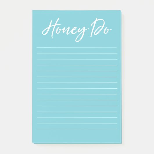 Honey Do List Notepad Post-it Klebezettel (Vorderseite)
