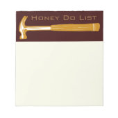 Honey Do List Notizblock (Vorderseite)