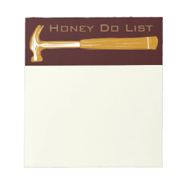 Honey Do List Notizblock