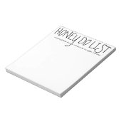 Honey-Do-Liste Notizblock (Rotiert)