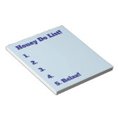 Honey-Do-Liste Notizblock (angewinkelt)