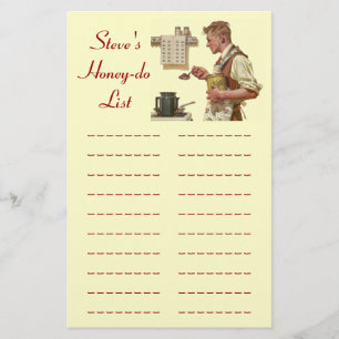Honey-dos List chore Listet Projektplantastatur au
