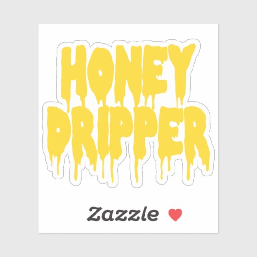Honey Dripper Aufkleber (Blatt)