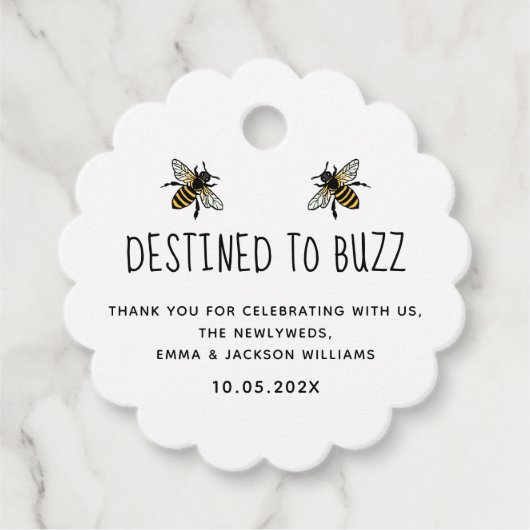 Honey Fevor Tags | Honig Geschenkanhänger (Vorderseite)