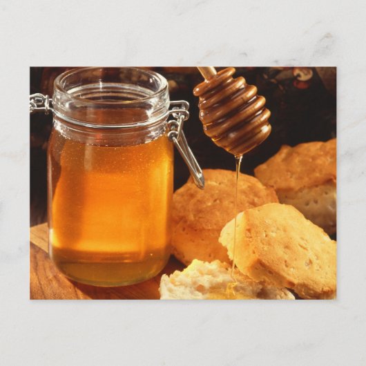 Honey Food Süßigkeiten kley Postkarte (Vorderseite)