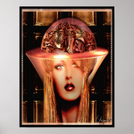 Honey Glow Print Poster