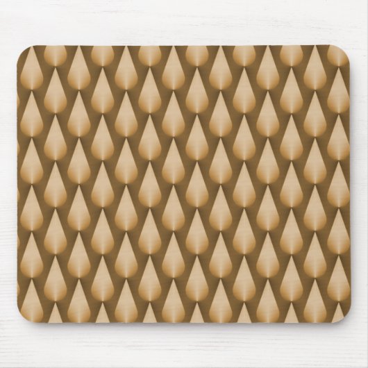 Honey Gold Dazzling Raindrops Mousepad (Vorne)