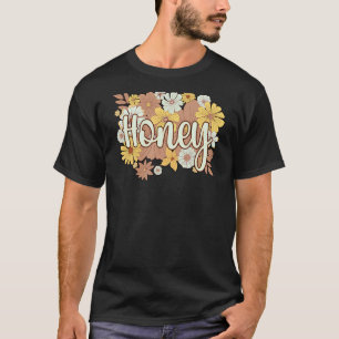 Honey Großmutter Blume Honey Oma T-Shirt