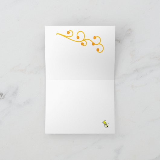 Honey Heart Feiertagskarte (Innenseite)