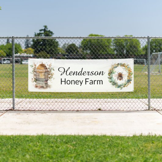 Honey Hive and Bee Business Banner (Insitu)