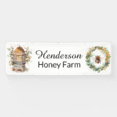 Honey Hive and Bee Business Banner (Horizontal)