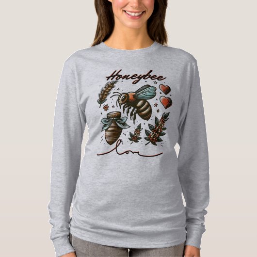 Honey Hive Beekeeping T-Shirt (Vorderseite)