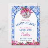 Honey Honey Dancing Queen Bachelorette Weekend  Einladung (Vorderseite)