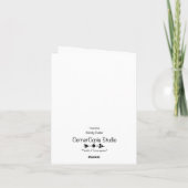 Honey Horse Folded Card Ankündigung (Rückseite)