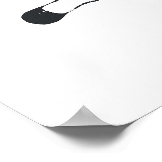 Honey, I don't do dishes, I only do men... Poster (Ecke)