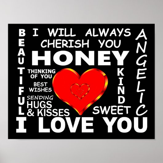 Honey I Liebe You Poster (Vorne)
