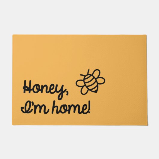 Honey, ich bin Zuhause Fußmatte (Vorderseite)