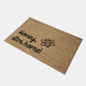 Honey, ich bin Zuhause Fußmatte (Schrägansicht)