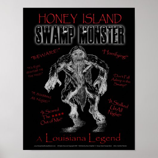 Honey Island Swamp Monster Poster (Vorne)