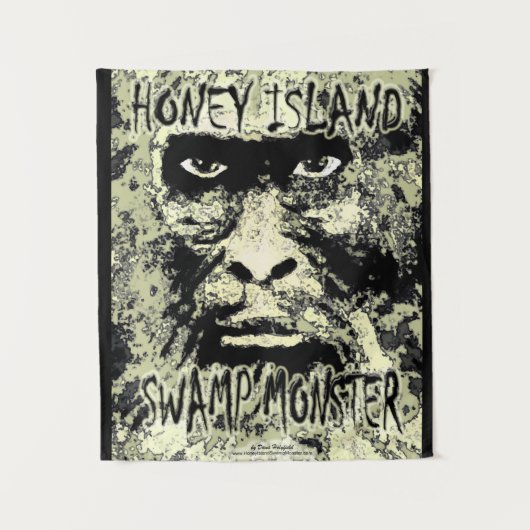 Honey Island Swamp Monster Tapestry Wandteppich (Vorderseite)