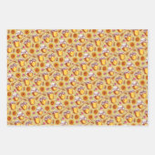 Honey Jar Bees Wrapping Paper Flat Sheet Set 3 Geschenkpapier Set (Vorderseite 3)