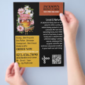 Honey Jar - Beeyard, Honigfarm Advertising Flyer (Hand)