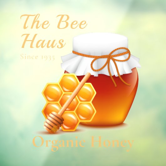 Honey Jar  Fensteraufkleber (Blatt 3)